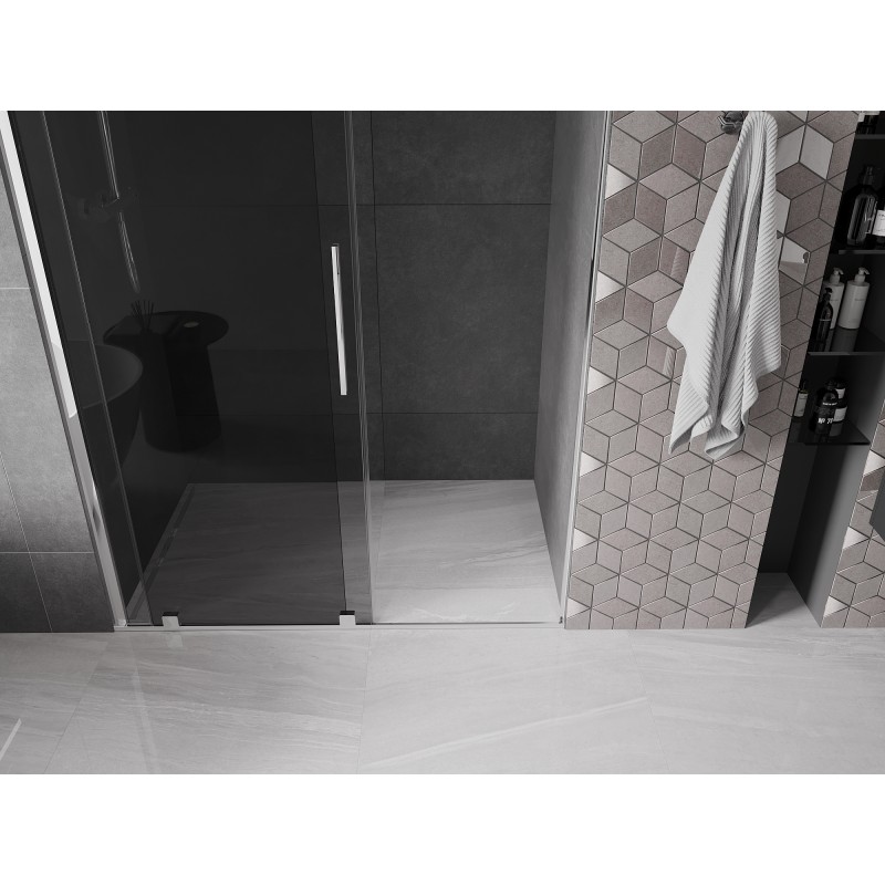 Mexen Velar portes de douche coulissantes 160 cm, graphite, chrome - 871-160-000-41-01