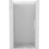 Mexen Velar porte de douche coulissante 100 cm, givrée, blanche - 871-100-000-31-20