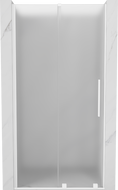 Mexen Velar porte de douche coulissante 100 cm, givrée, blanche - 871-100-000-31-20