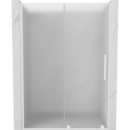 Mexen Velar porte de douche coulissante 140 cm, dépoli, blanc - 871-140-000-31-20
