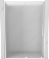 Mexen Velar portes de douche coulissantes 140 cm, givré, blanc - 871-140-000-31-20