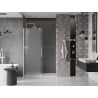 Mexen Velar porte de douche coulissante 140 cm, dépoli, blanc - 871-140-000-31-20