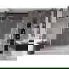 Porte de douche coulissante Mexen Velar 150 cm, givre, blanc - 871-150-000-31-20