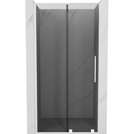 Mexen Velar portes de douche coulissantes 110 cm, graphite, blanc - 871-110-000-41-20