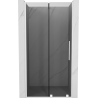 Mexen Velar porte de douche coulissante 110 cm, graphite, blanc - 871-110-000-41-20