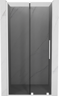 Mexen Velar portes de douche coulissantes 110 cm, graphite, blanc - 871-110-000-41-20