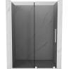 Mexen Velar porte de douche coulissante 140 cm, graphite, blanc - 871-140-000-41-20