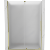 Mexen Velar porte de douche coulissante 130 cm, givre, dorée - 871-130-000-31-50