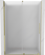 Mexen Velar porte de douche coulissante 160 cm, givrée, dorée - 871-160-000-31-50