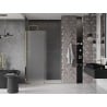 Mexen Velar porte de douche coulissante 130 cm, givre, dorée - 871-130-000-31-50