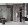Mexen Velar porte de douche coulissante 90 cm, givre, or brossé - 871-090-000-31-55