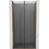 Mexen Velar porte de douche coulissante 100 cm, graphite, or rose - 871-100-000-41-60