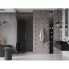 Mexen Velar porte de douche coulissante 100 cm, graphite, or rose - 871-100-000-41-60