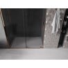 Mexen Velar portes de douche coulissantes 140 cm, graphite, or rose - 871-140-000-41-60