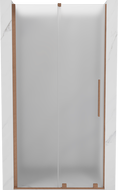 Mexen Velar porte de douche coulissante 90 cm, givre, cuivre brossé - 871-090-000-31-65