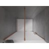 Mexen Velar porte de douche coulissante 120 cm, dépoli, cuivre brossé - 871-120-000-31-65