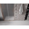 Mexen Velar portes de douche coulissantes 110 cm, givré, cuivre brossé - 871-110-000-31-65