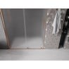 Mexen Velar porte de douche coulissante 160 cm, givre, cuivre brossé - 871-160-000-31-65