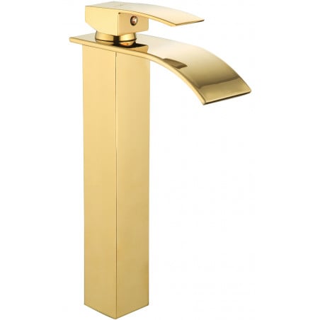 Mexen Aries robinet de lavabo haut, Or - 744810-50