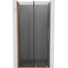 Mexen Velar porte de douche coulissante 110 cm, graphite, cuivre brossé - 871-110-000-41-65