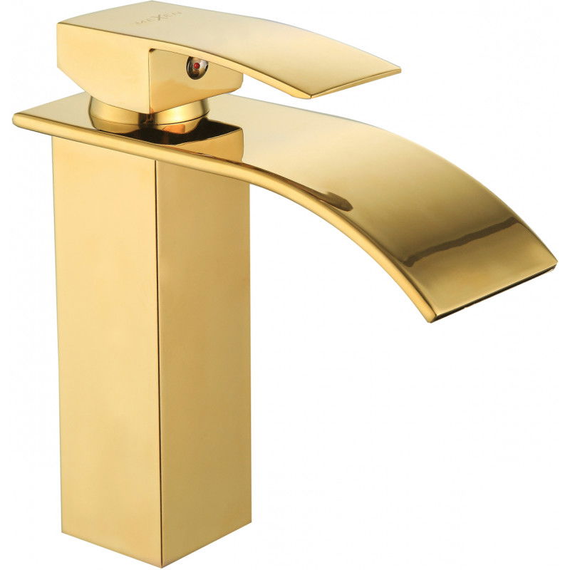 Mexen Aries robinet de lavabo, Or - 744800-50