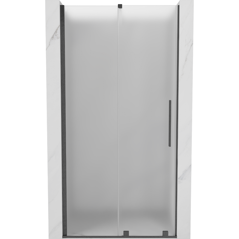 Mexen Velar porte de douche coulissante 90 cm, dépoli, gris pistolet brossé - 871-090-000-31-66