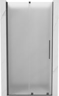 Mexen Velar porte de douche coulissante 90 cm, dépoli, gris pistolet brossé - 871-090-000-31-66
