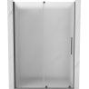 Porte de douche coulissante Mexen Velar 140 cm, dépoli, gris pistolet brossé - 871-140-000-31-66