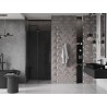 Mexen Velar portes de douche coulissantes 90 cm, graphite, gris fusil brossé - 871-090-000-41-66