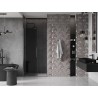 Mexen Velar portes de douche coulissantes 90 cm, graphite, gris fusil brossé - 871-090-000-41-66