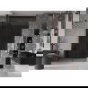 Mexen Velar porte de douche coulissantes 140 cm, graphite, gris canon brossé - 871-140-000-41-66