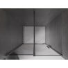 Mexen Velar porte de douche coulissante 120 cm, graphite, gris pistolet brossé - 871-120-000-41-66