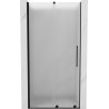Mexen Velar porte de douche coulissante 100 cm, givré, noir - 871-100-000-31-70