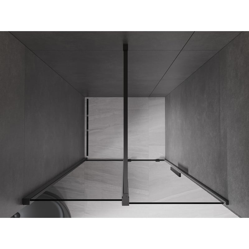 Mexen Velar porte de douche coulissante 90 cm, graphite, noir - 871-090-000-41-70