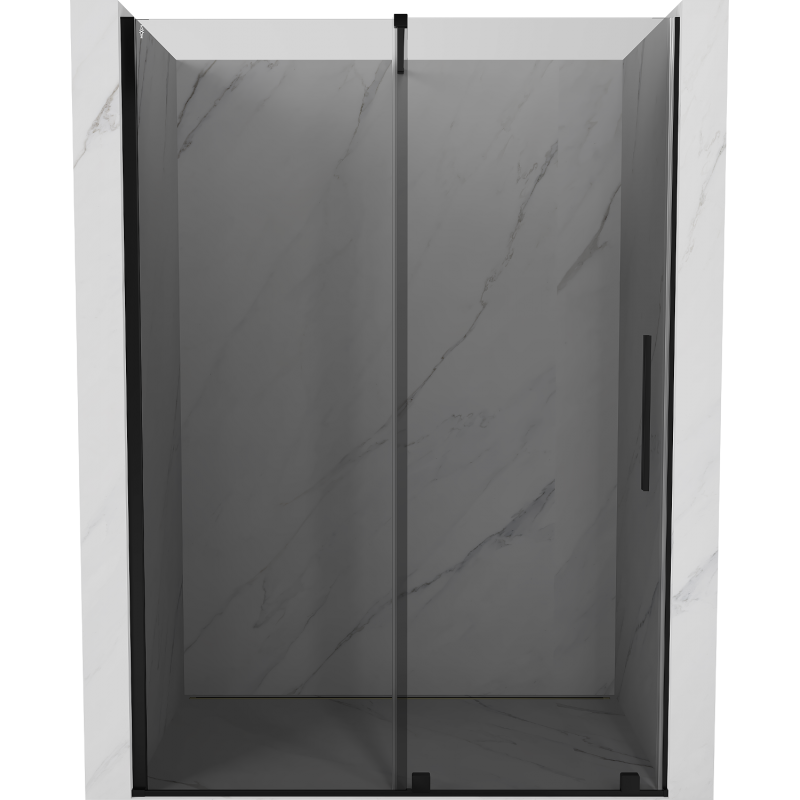 Mexen Velar porte de douche coulissante 140 cm, graphite, noir - 871-140-000-41-70