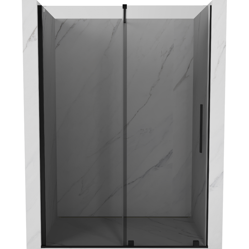 Mexen Velar portes de douche coulissantes 140 cm, graphite, noir - 871-140-000-41-70