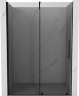 Mexen Velar portes de douche coulissantes 140 cm, graphite, noir - 871-140-000-41-70