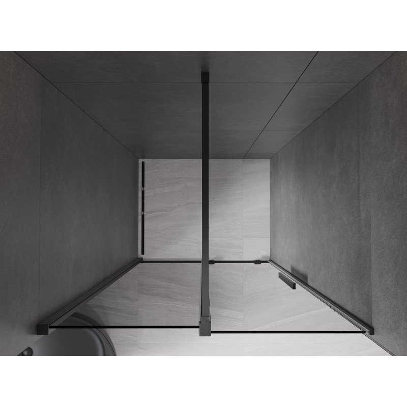 Mexen Velar porte de douche coulissante 120 cm, graphite, noir - 871-120-000-41-70