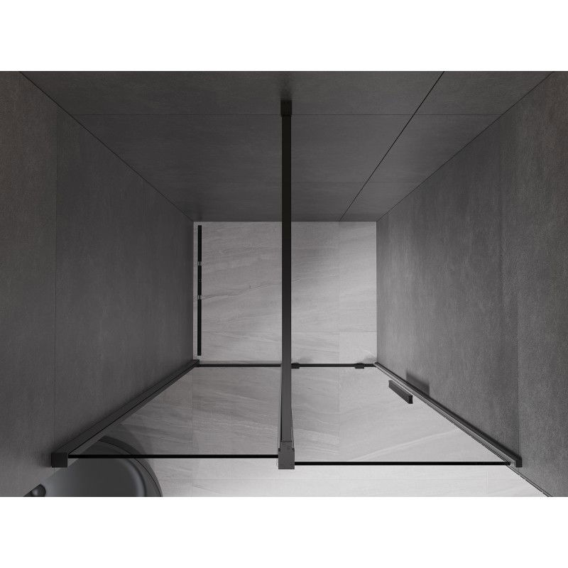 Mexen Velar porte de douche coulissante 110 cm, graphite, noir - 871-110-000-41-70
