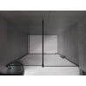 Mexen Velar portes de douche coulissantes 140 cm, graphite, noir - 871-140-000-41-70