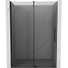 Mexen Velar portes de douche coulissantes 160 cm, graphite, noir - 871-160-000-41-70