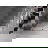 Mexen Velar porte de douche coulissante 140 cm, transparent, gun metal - 871-140-000-01-95
