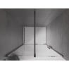 Mexen Velar porte de douche coulissante 120 cm, transparent, métal canon - 871-120-000-01-95