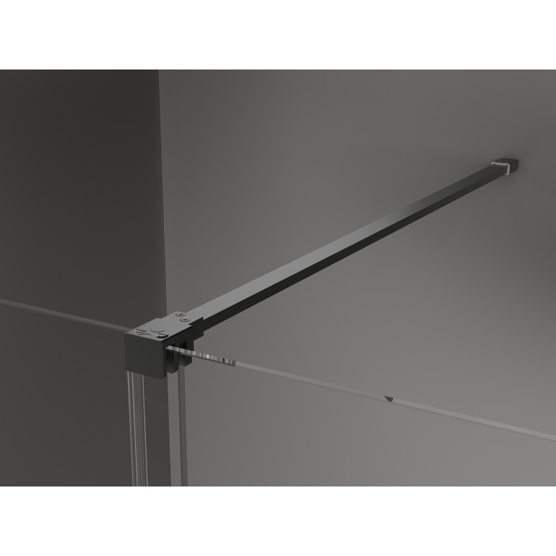 Mexen Velar porte de douche coulissante 140 cm, transparent, gun metal - 871-140-000-01-95