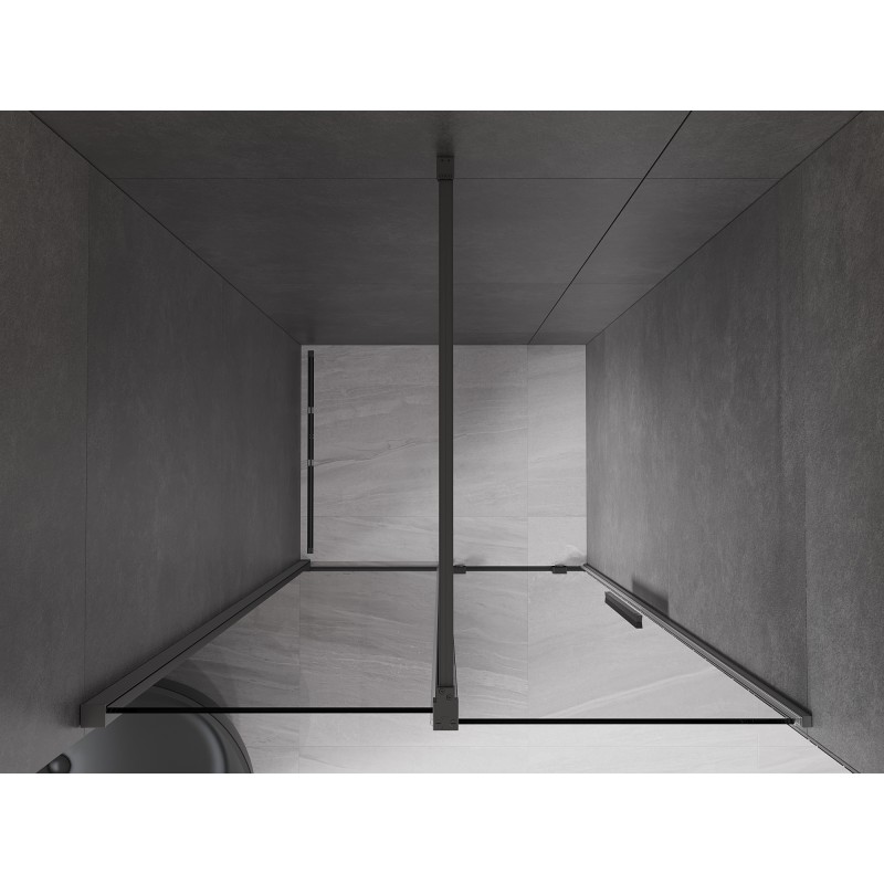 Mexen Velar porte de douche coulissante 100 cm, graphite, gun metal - 871-100-000-41-95