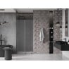 Mexen Velar porte de douche coulissante 110 cm, givre, métal gun - 871-110-000-31-95