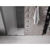 Mexen Velar porte de douche coulissante 110 cm, givre, métal gun - 871-110-000-31-95