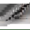 Mexen Velar portes de douche coulissantes 140 cm, givre, gun metal - 871-140-000-31-95