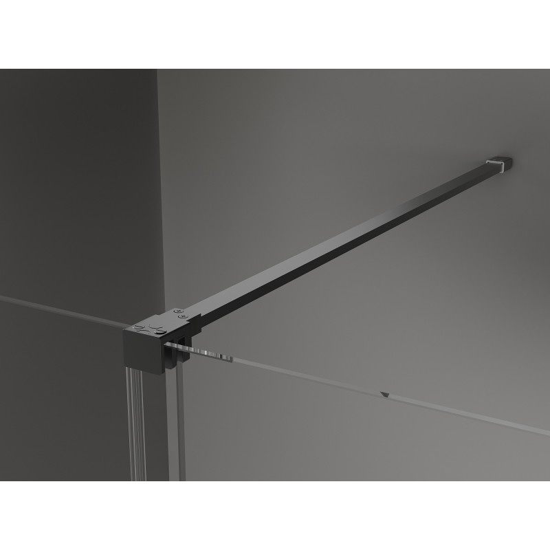 Mexen Velar porte de douche coulissante 160 cm, givre, gun metal - 871-160-000-31-95