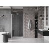 Mexen Velar porte de douche coulissante 100 cm, transparent, nickel brossé - 871-100-000-01-97